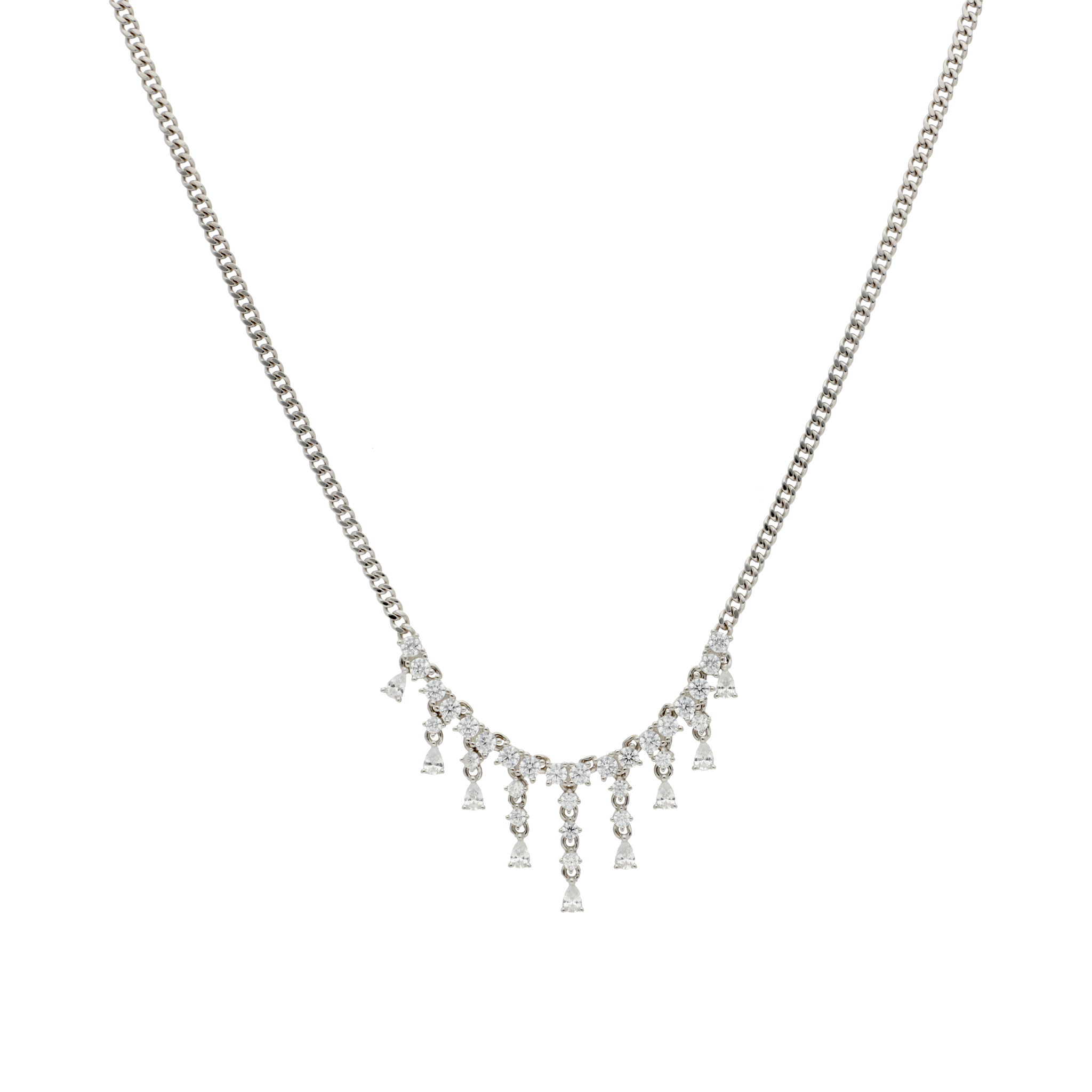 Gargantilla circonias plata