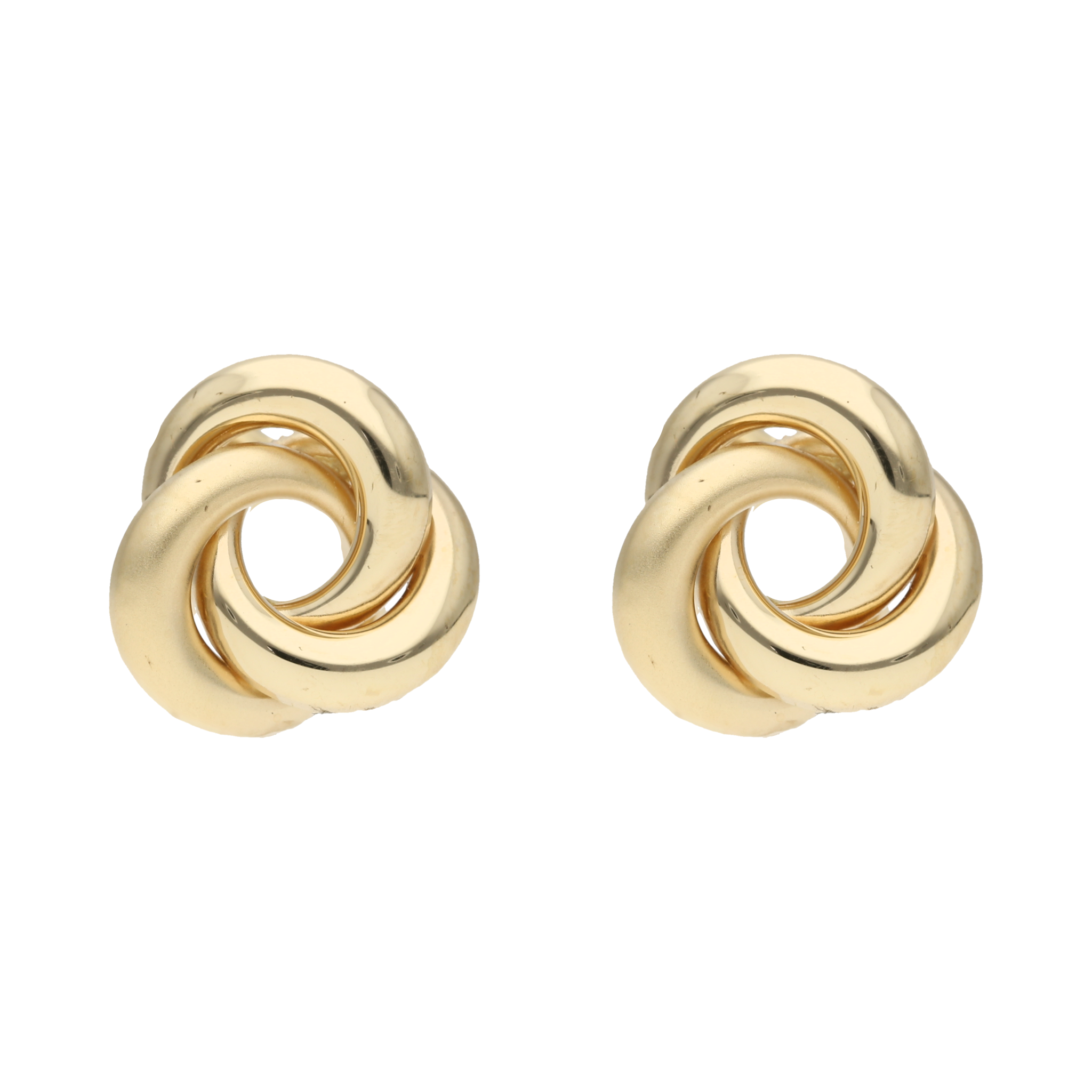 Broquel 3 filas nudo 14K