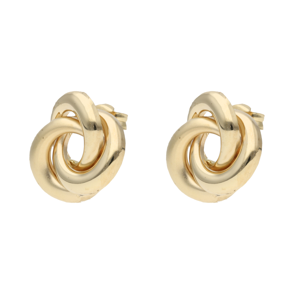 Broquel 3 filas nudo 14K