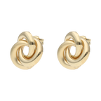 Broquel 3 filas nudo 14K