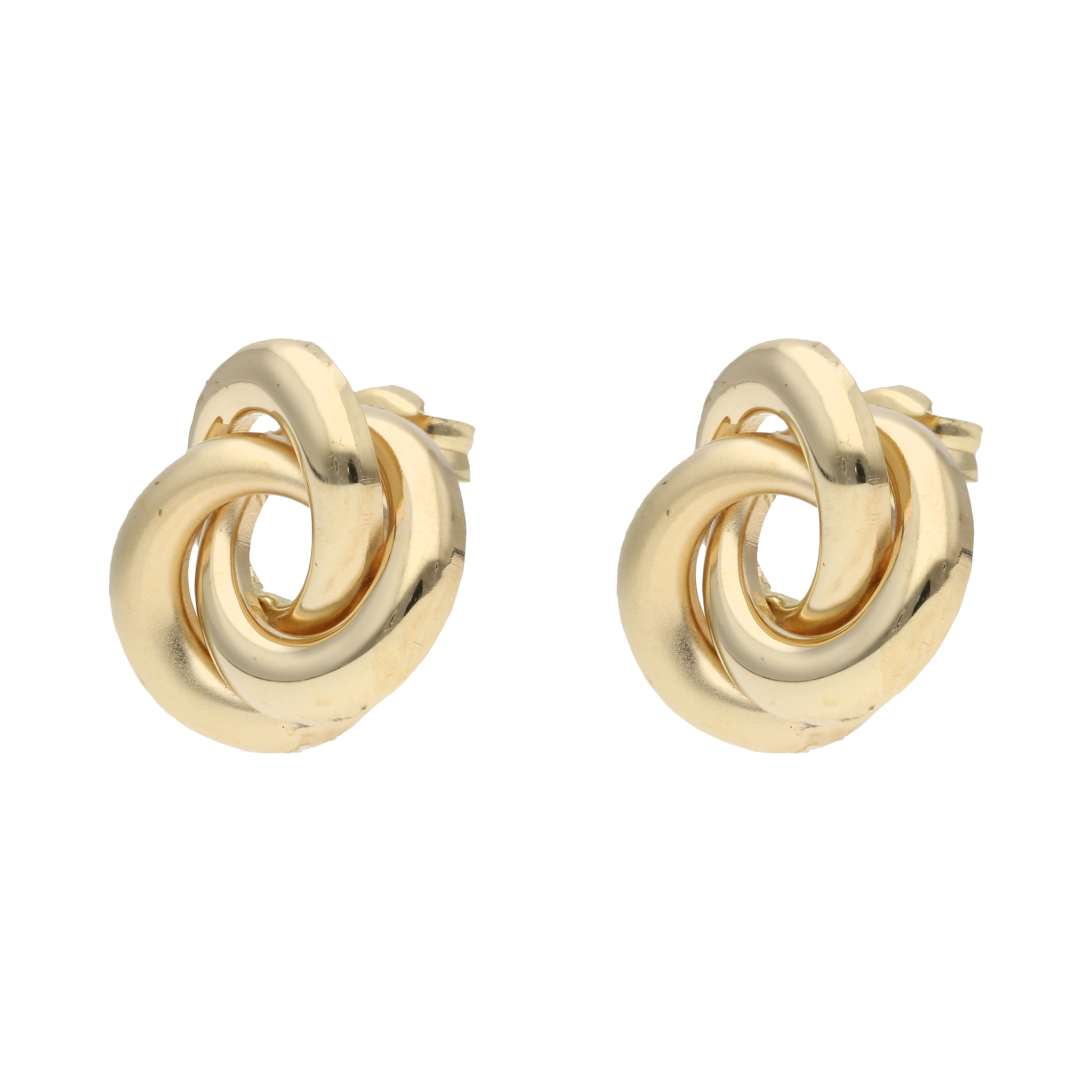 Broquel 3 filas nudo 14K