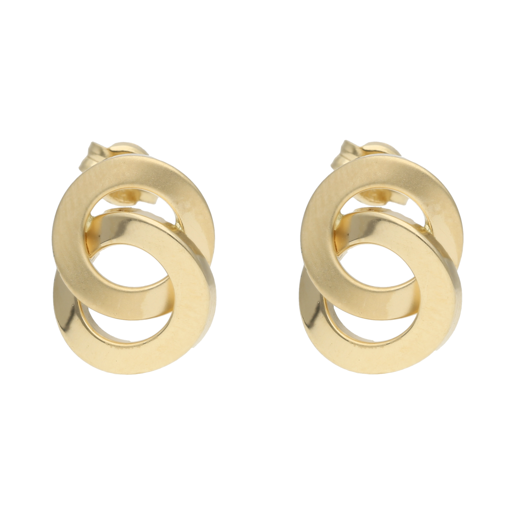 Broquel 2 círculos 14K