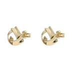 Broquel nudo 14K
