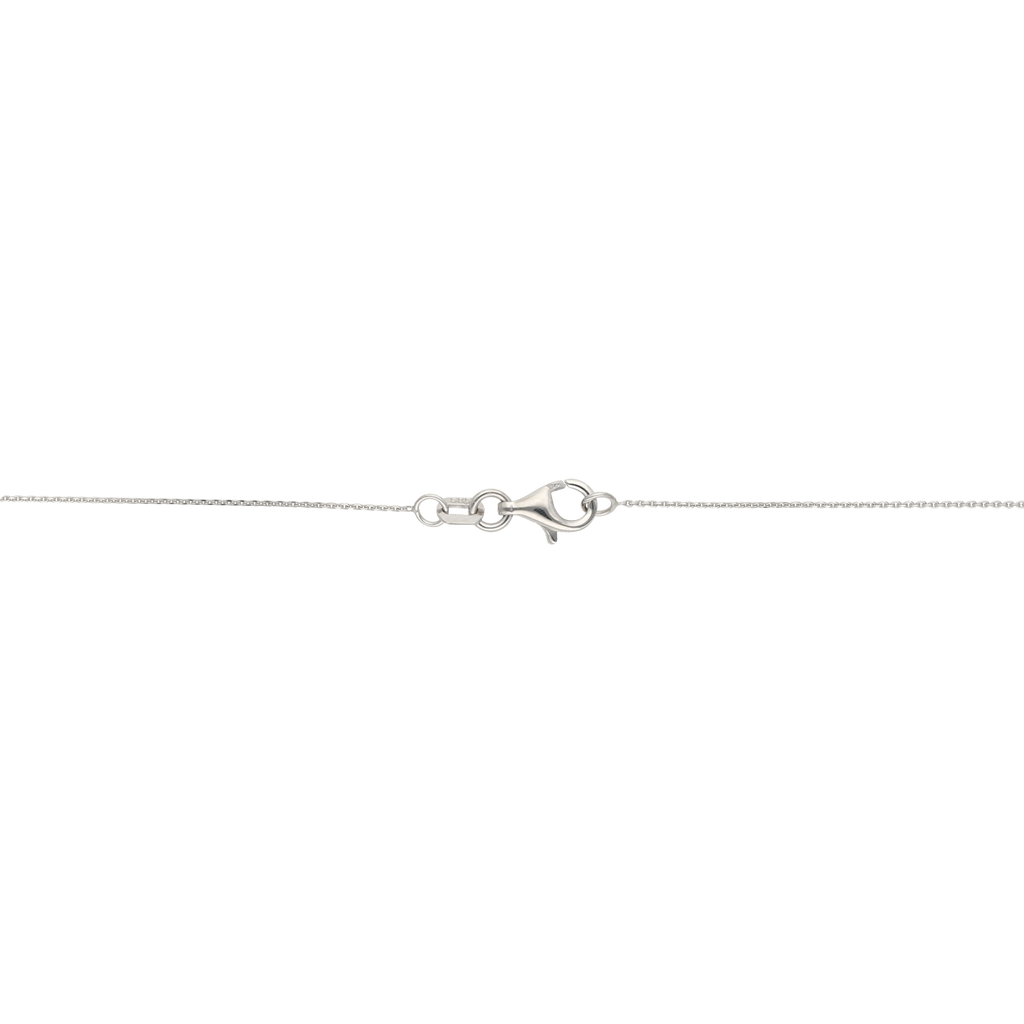 Collar dije zafiro y brillantes 14K