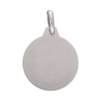 Medalla Virgen Guadalupe oro blanco 14K