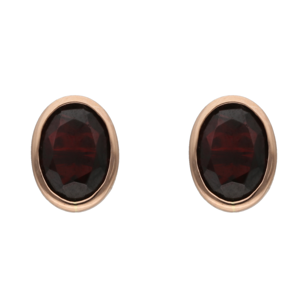 Broquel granate 14K