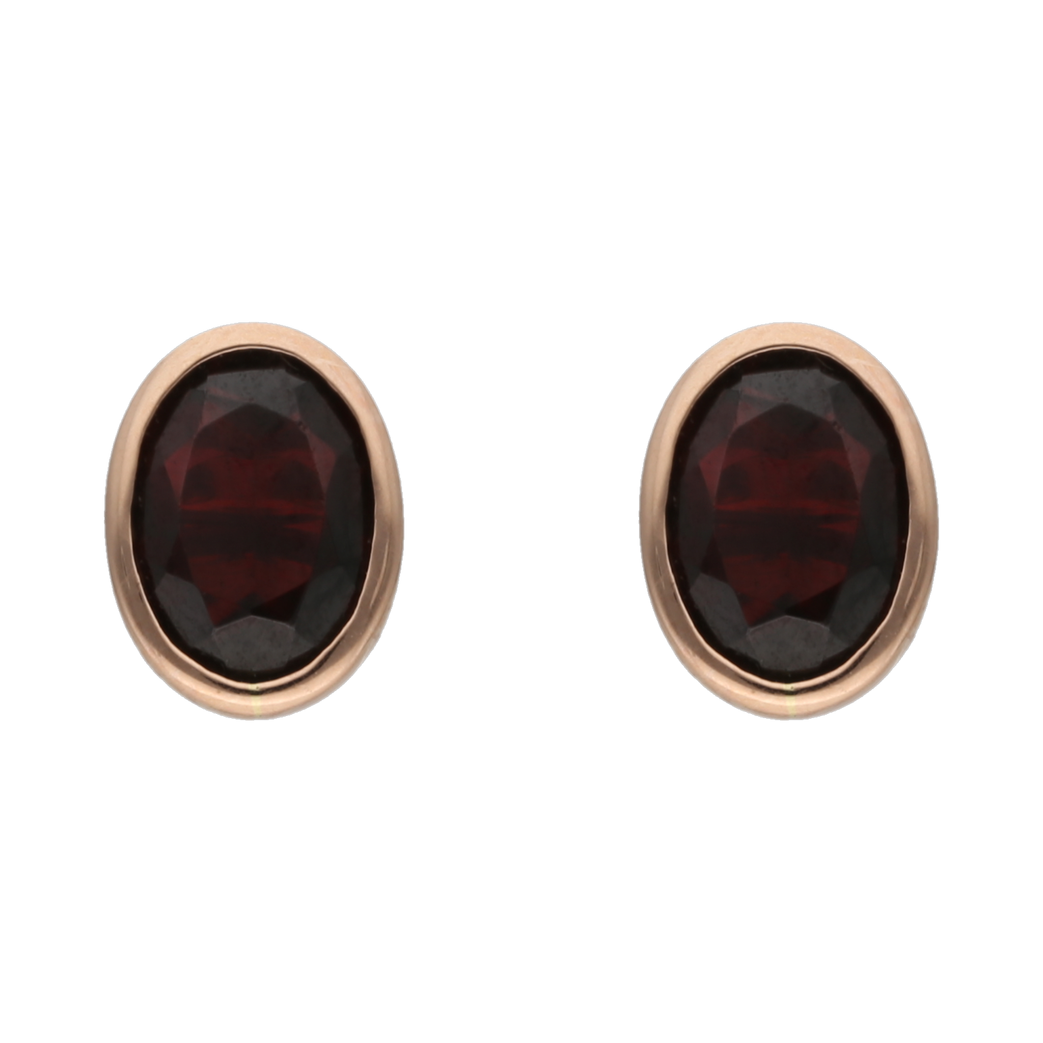 Broquel granate 14K
