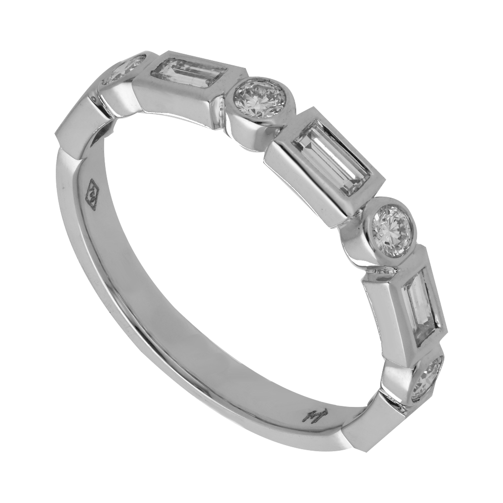 Anillo diamantes 18K