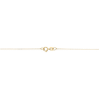 Collar dije esmeralda 14K