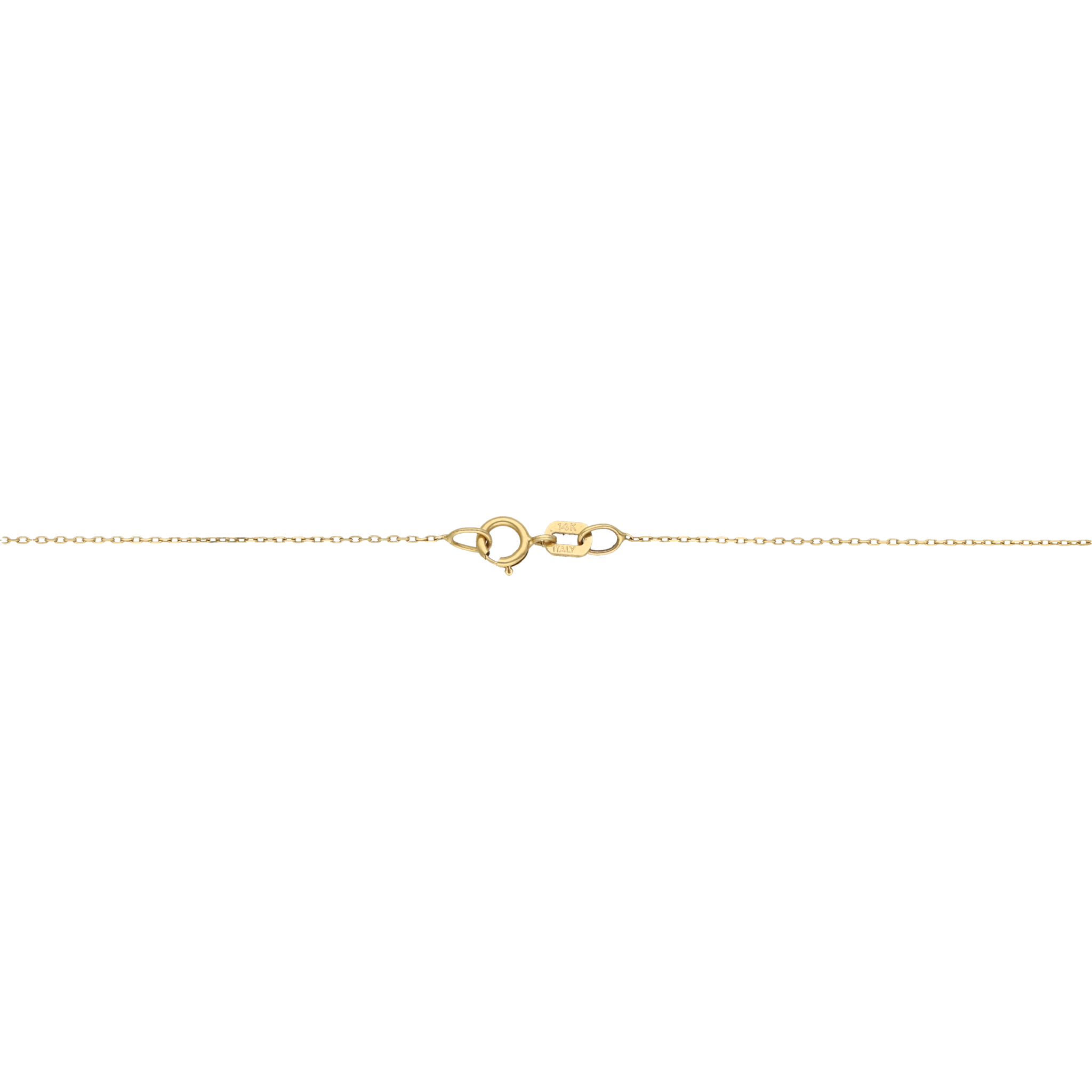 Collar dije esmeralda 14K
