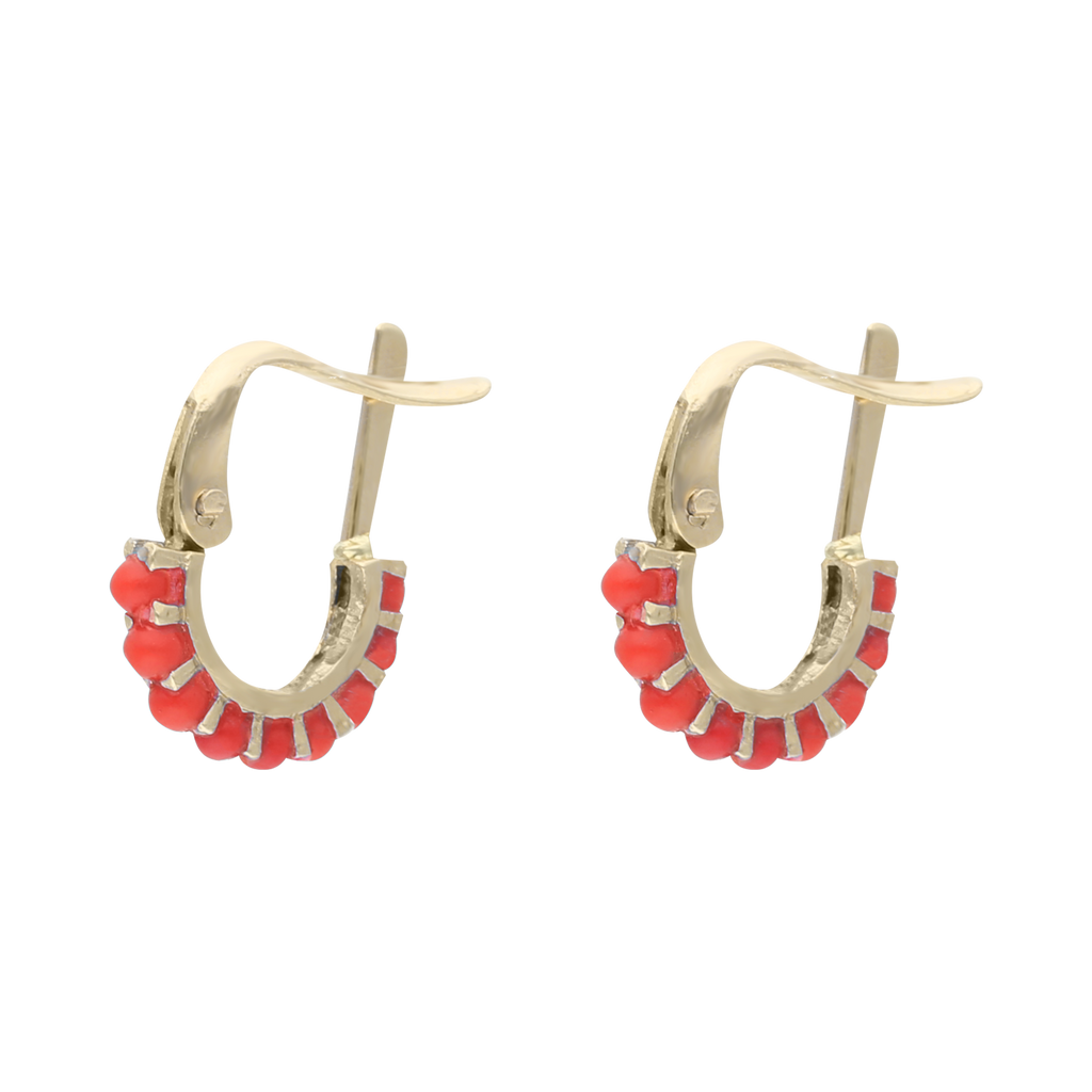 Huggies mini coral 14K
