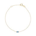 Pulsera piedra color 14K