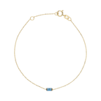 Pulsera piedra color 14K
