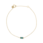 Pulsera piedra color 14K