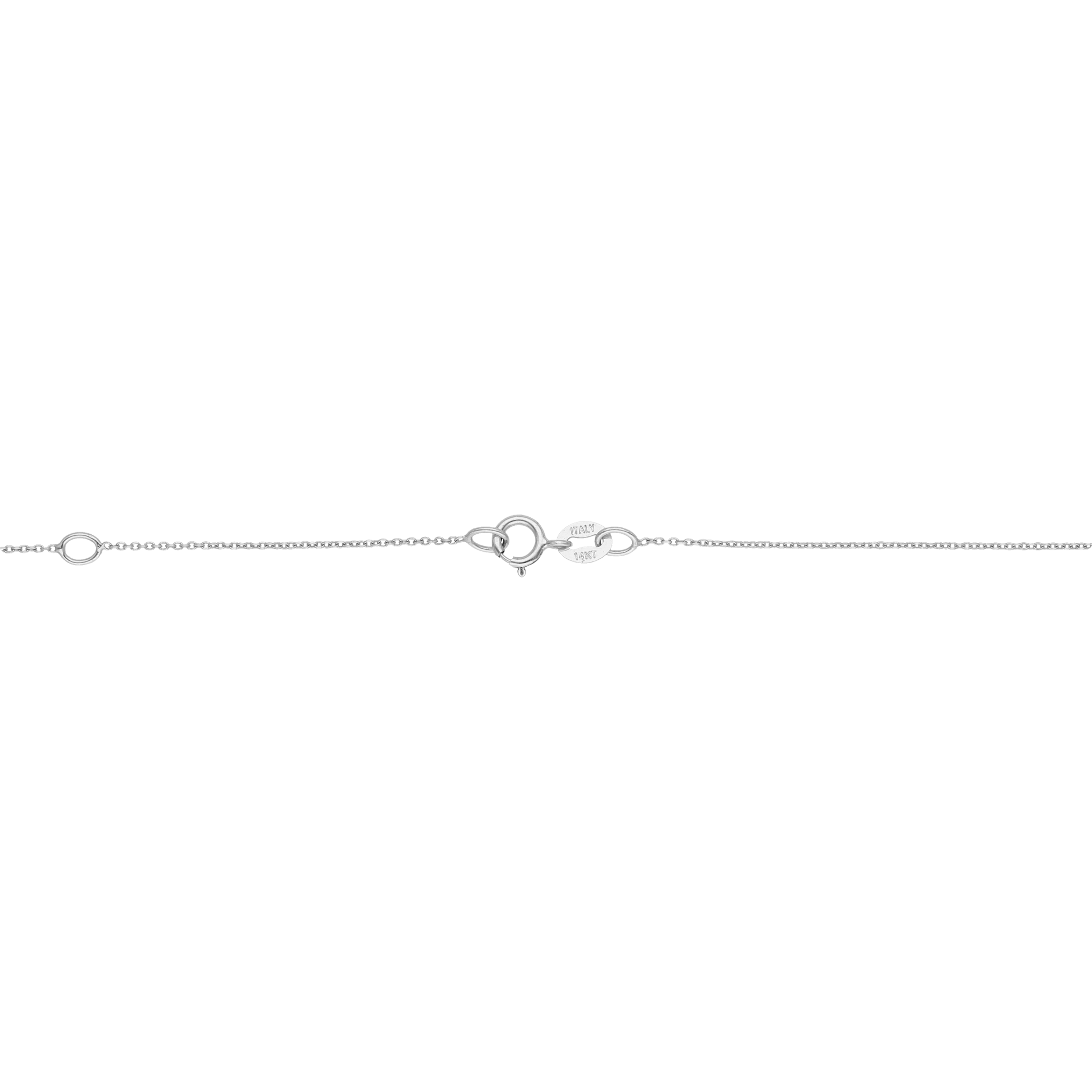 Collar dije esmeralda 14K