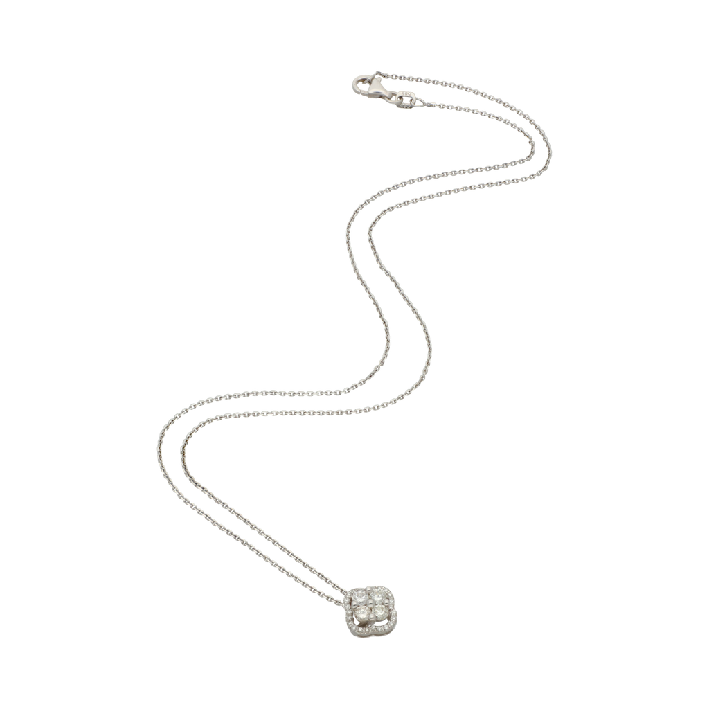 Collar brillantes 14K
