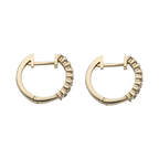 Arracadas 14K brillantes