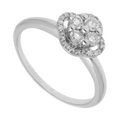 Anillo brillantes 14K