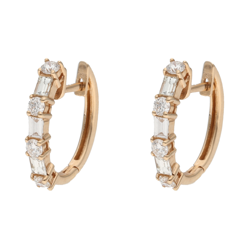Huggies diamantes 14K