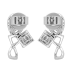 Aretes diamantes 18K