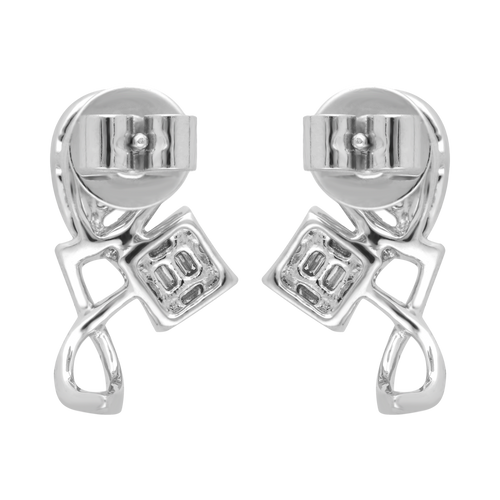 Aretes diamantes 18K