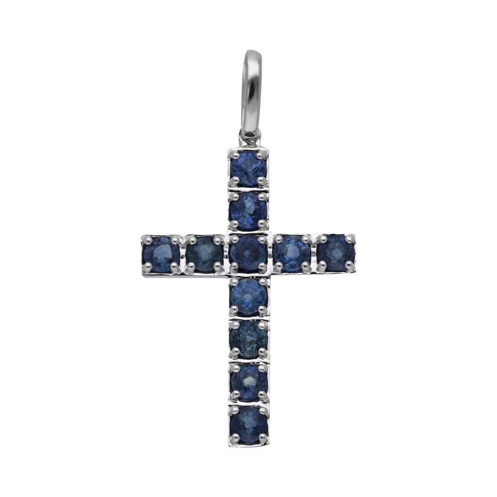 Cruz zafiros 18K