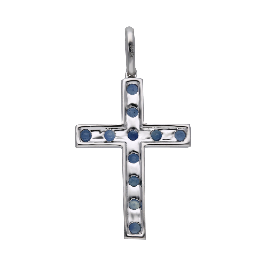 Cruz zafiros 18K