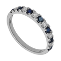 Churumbela zafiros y diamantes 18K