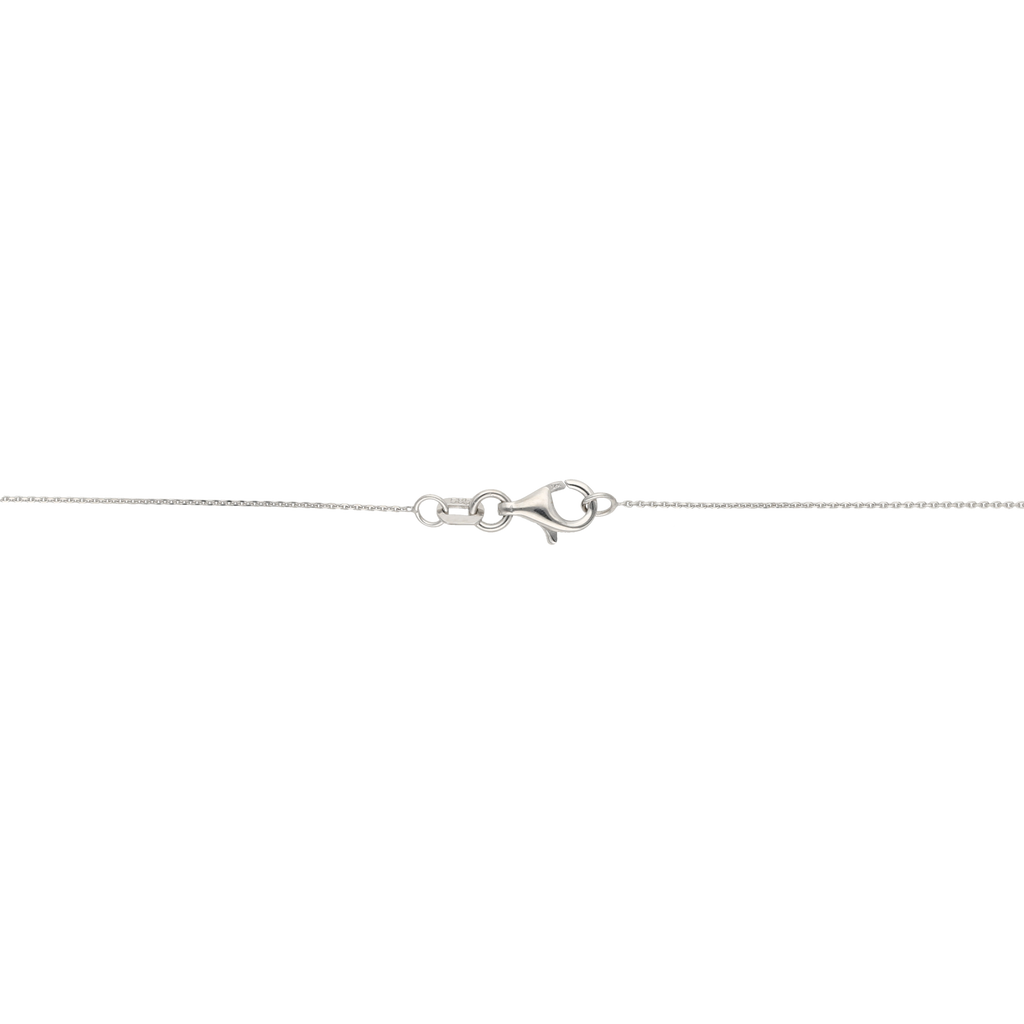 Collar zafiro y brillantes 14K