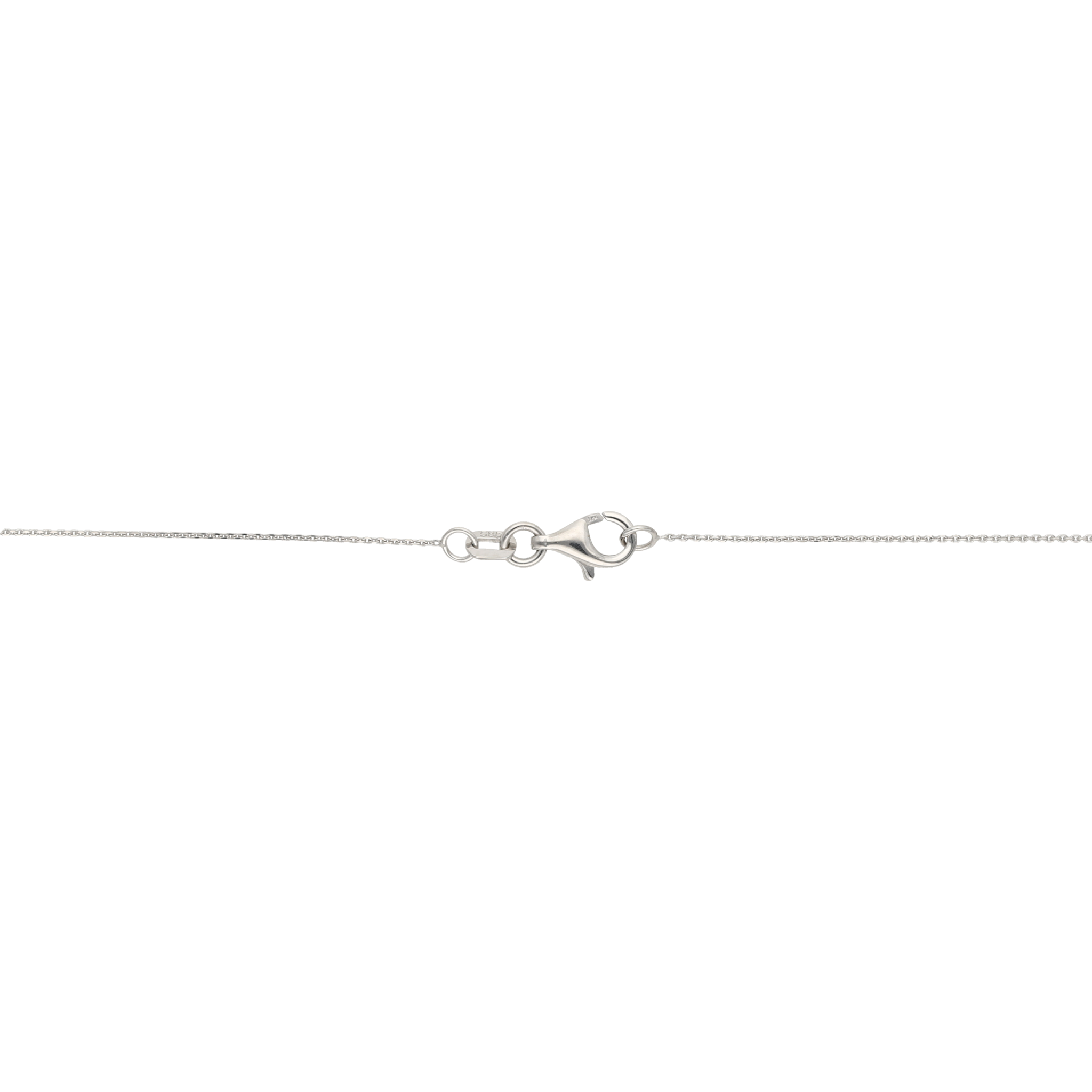 Collar zafiro y brillantes 14K
