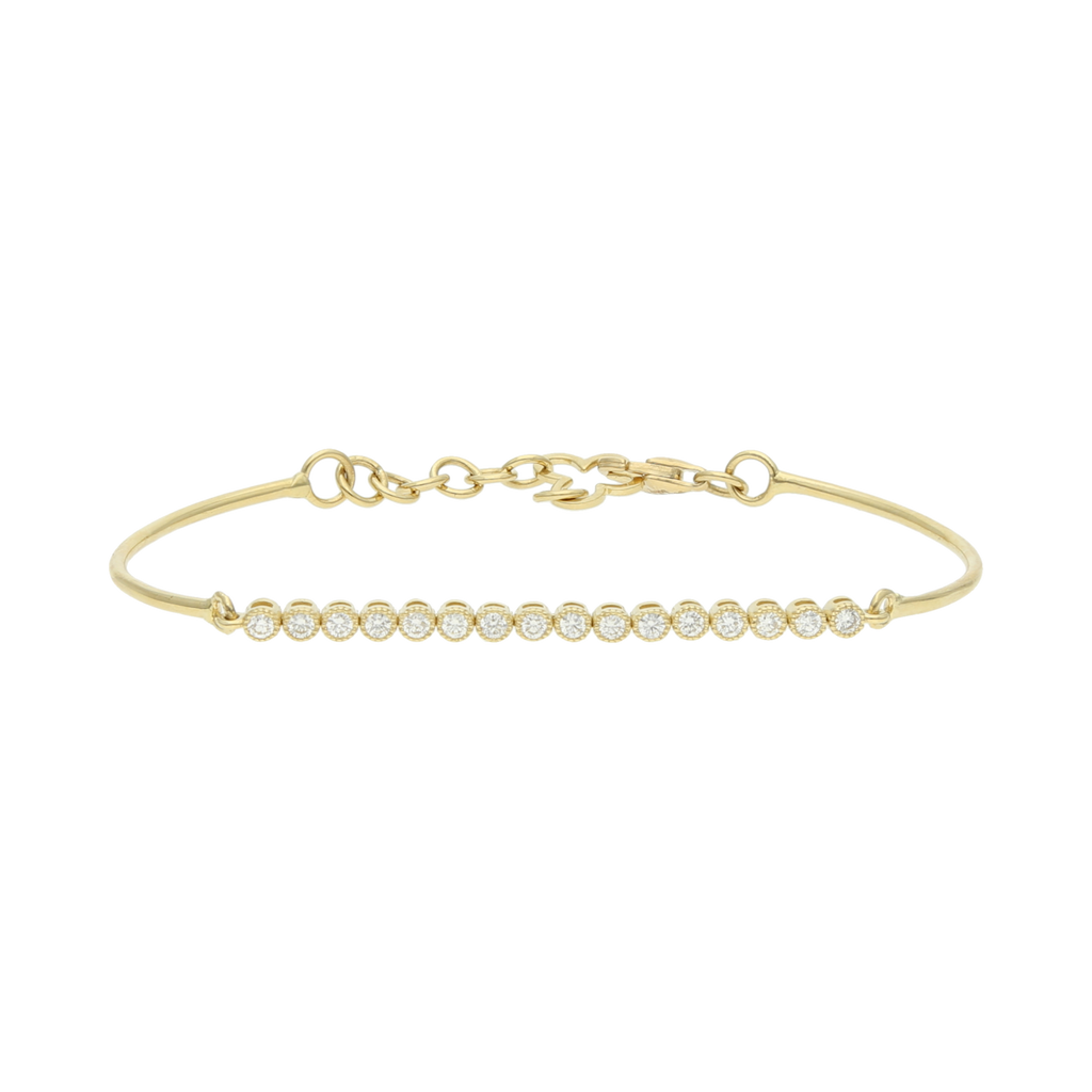 Pulsera brillantes 14K