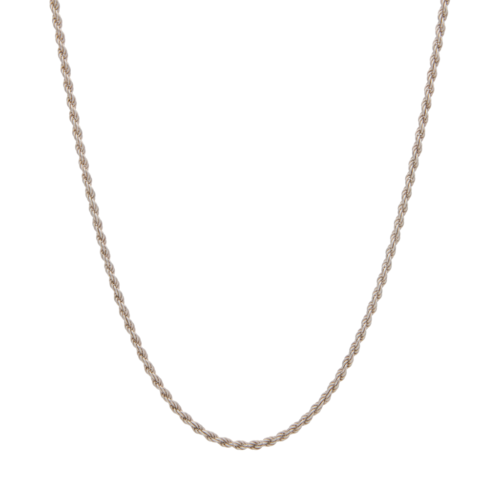 Cadena torsal plata
