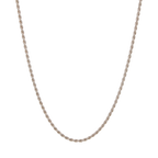 Cadena torsal plata
