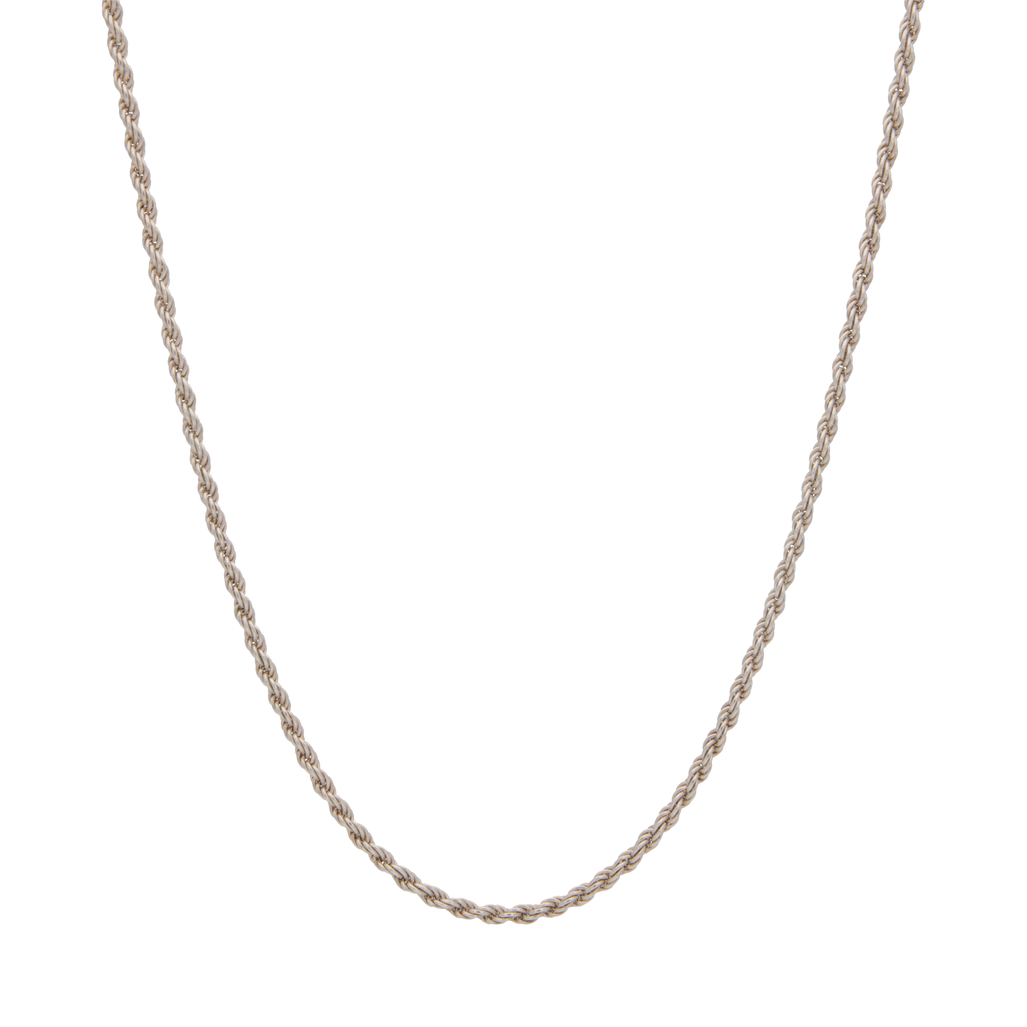 Cadena torsal plata