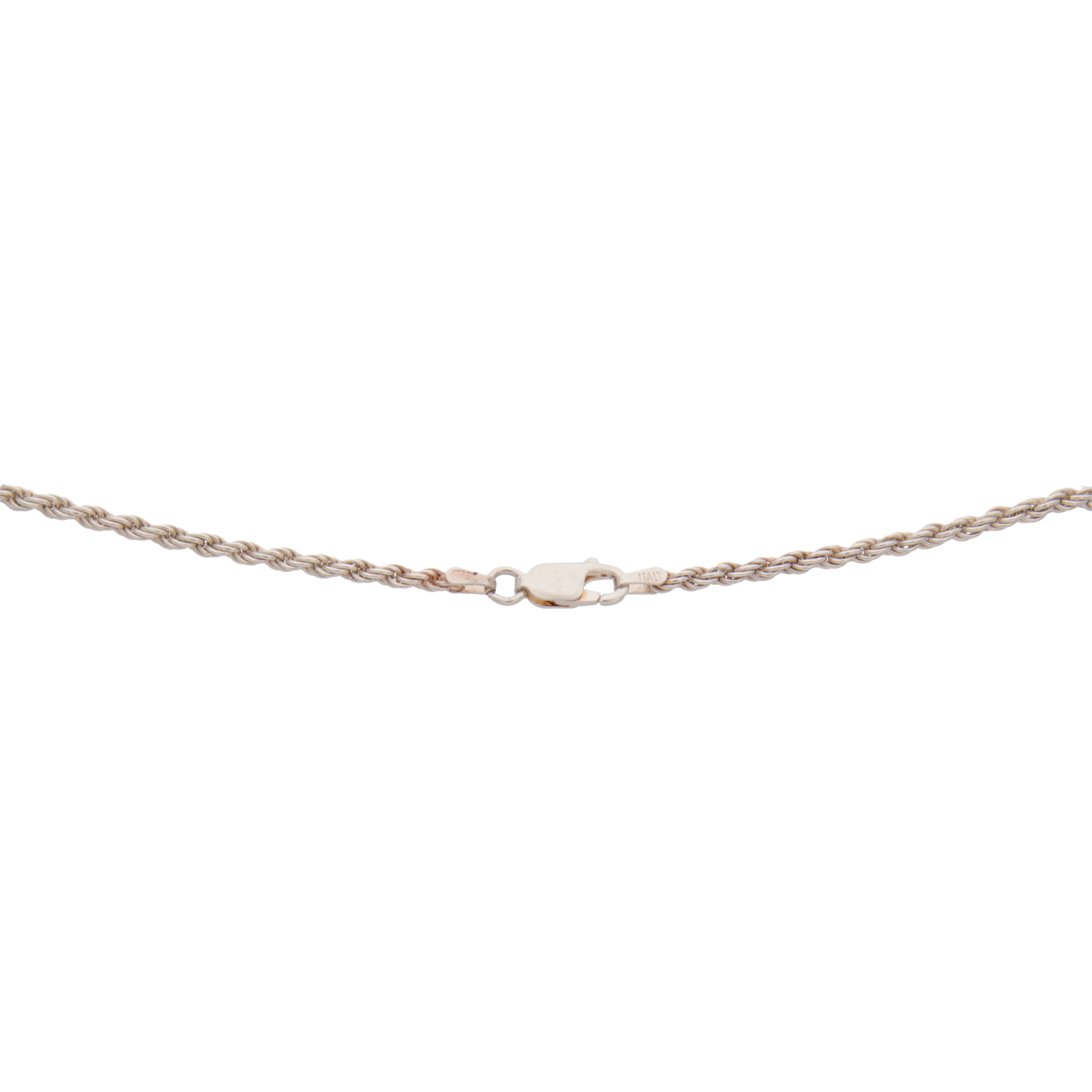 Cadena torsal plata