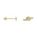 Broquel rayo oro amarillo 10K
