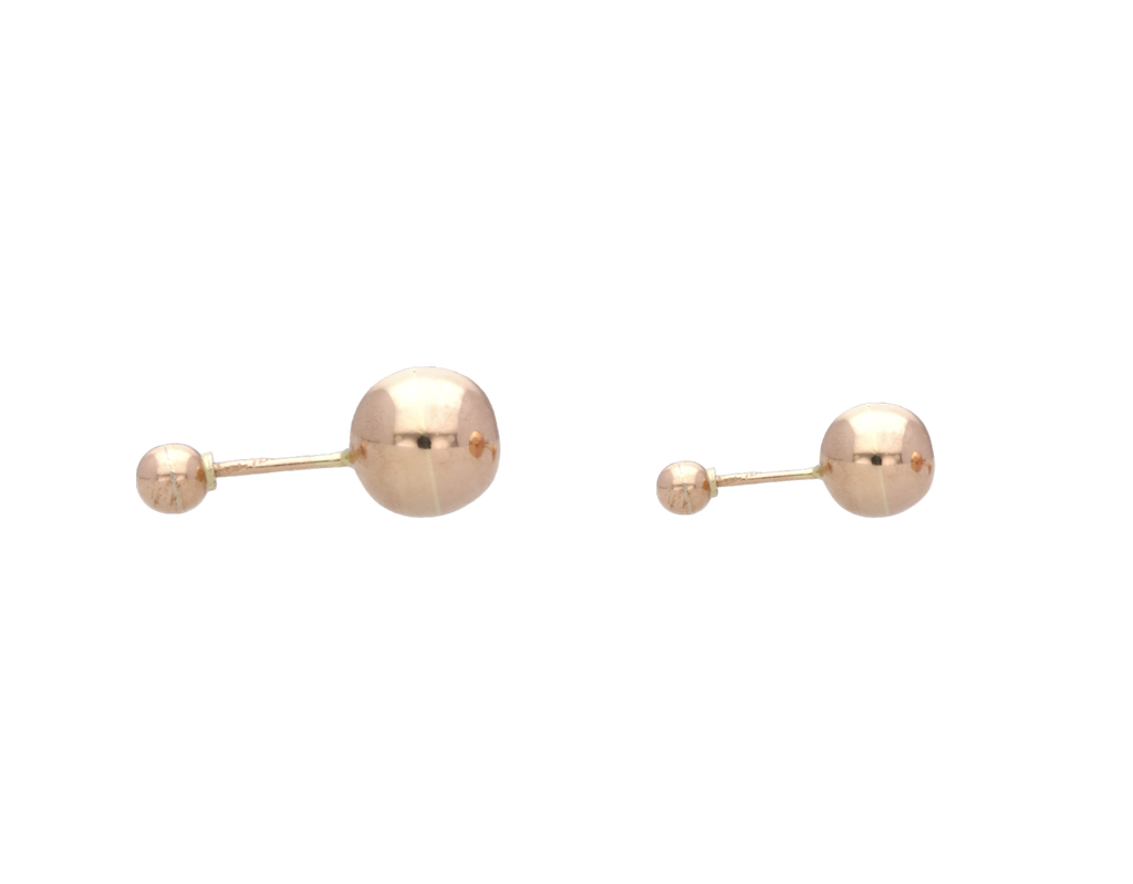 Broquel dormilón oro rosa 10K