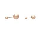 Broquel dormilón oro rosa 10K