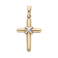 Cruz bicolor 14K