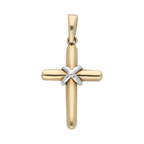 Cruz bicolor 14K