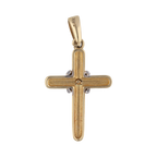 Cruz bicolor 14K