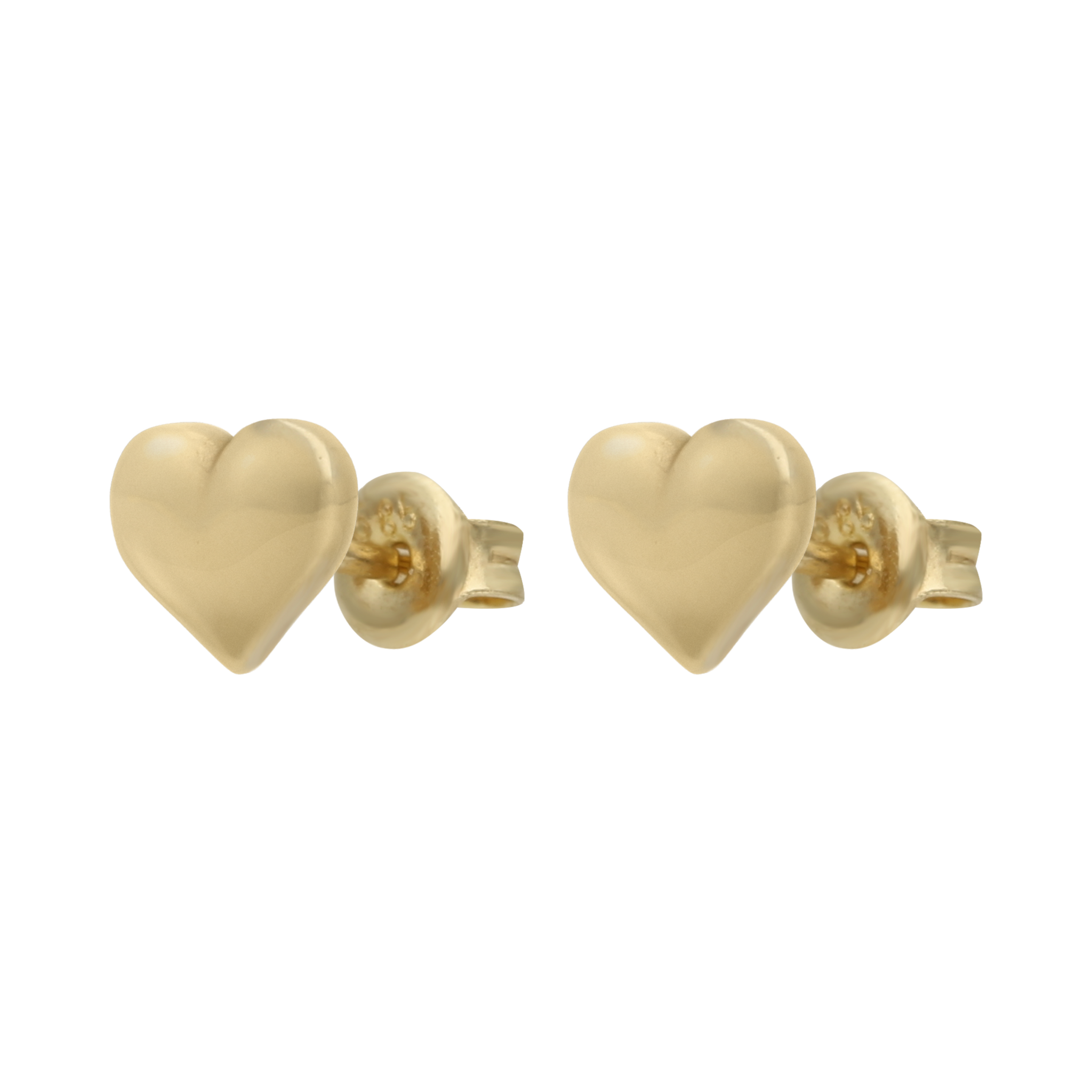 Broquel corazón 14K