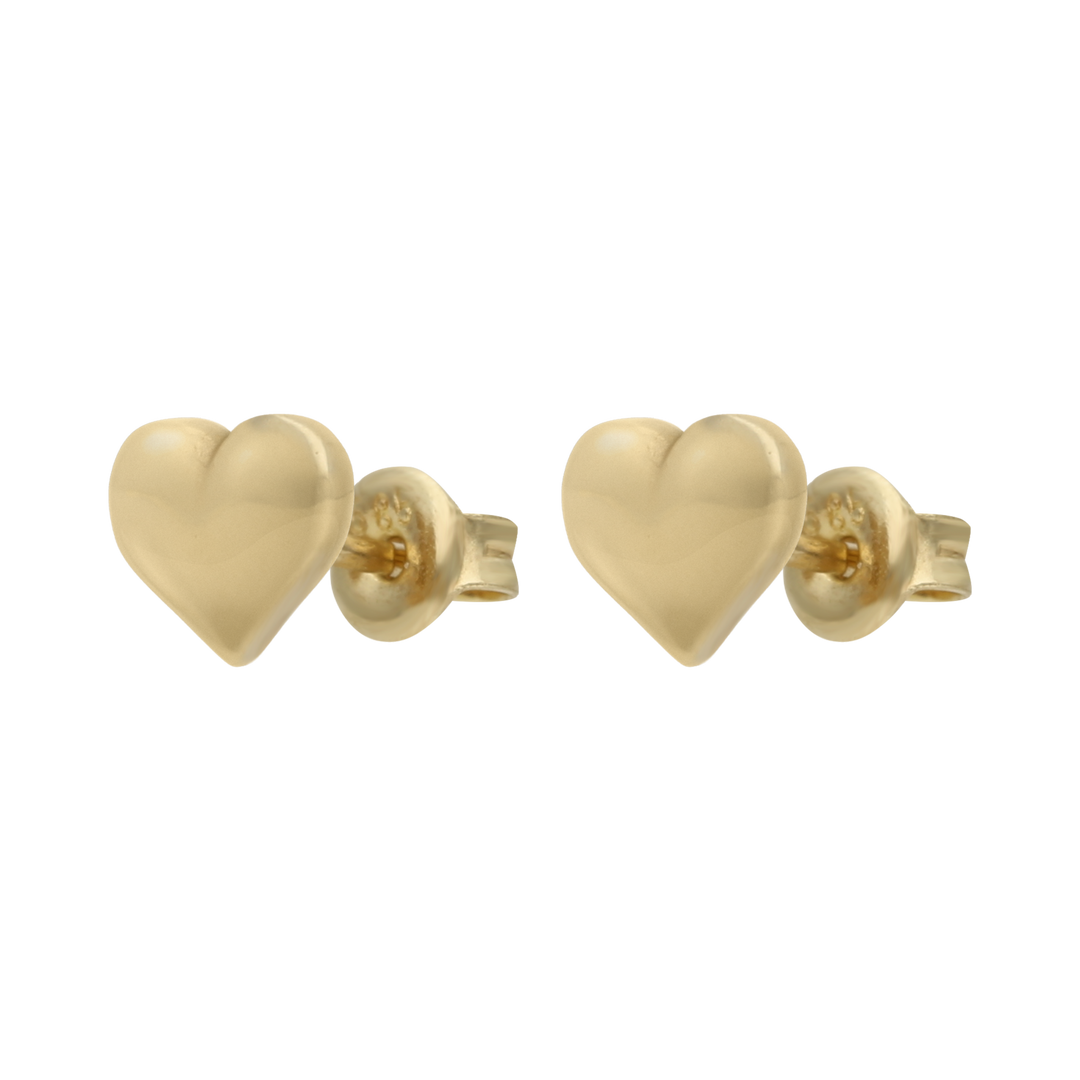 Broquel corazón 14K