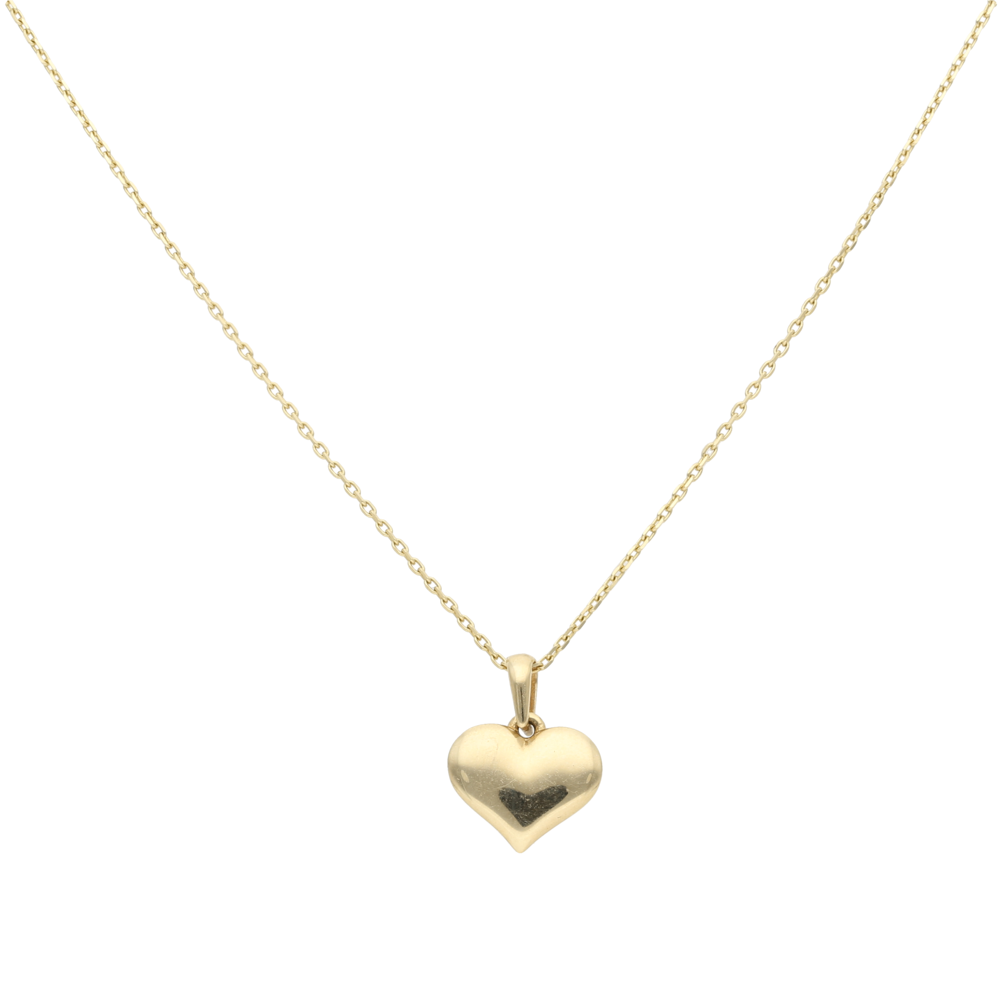 Collar dije corazón 14K