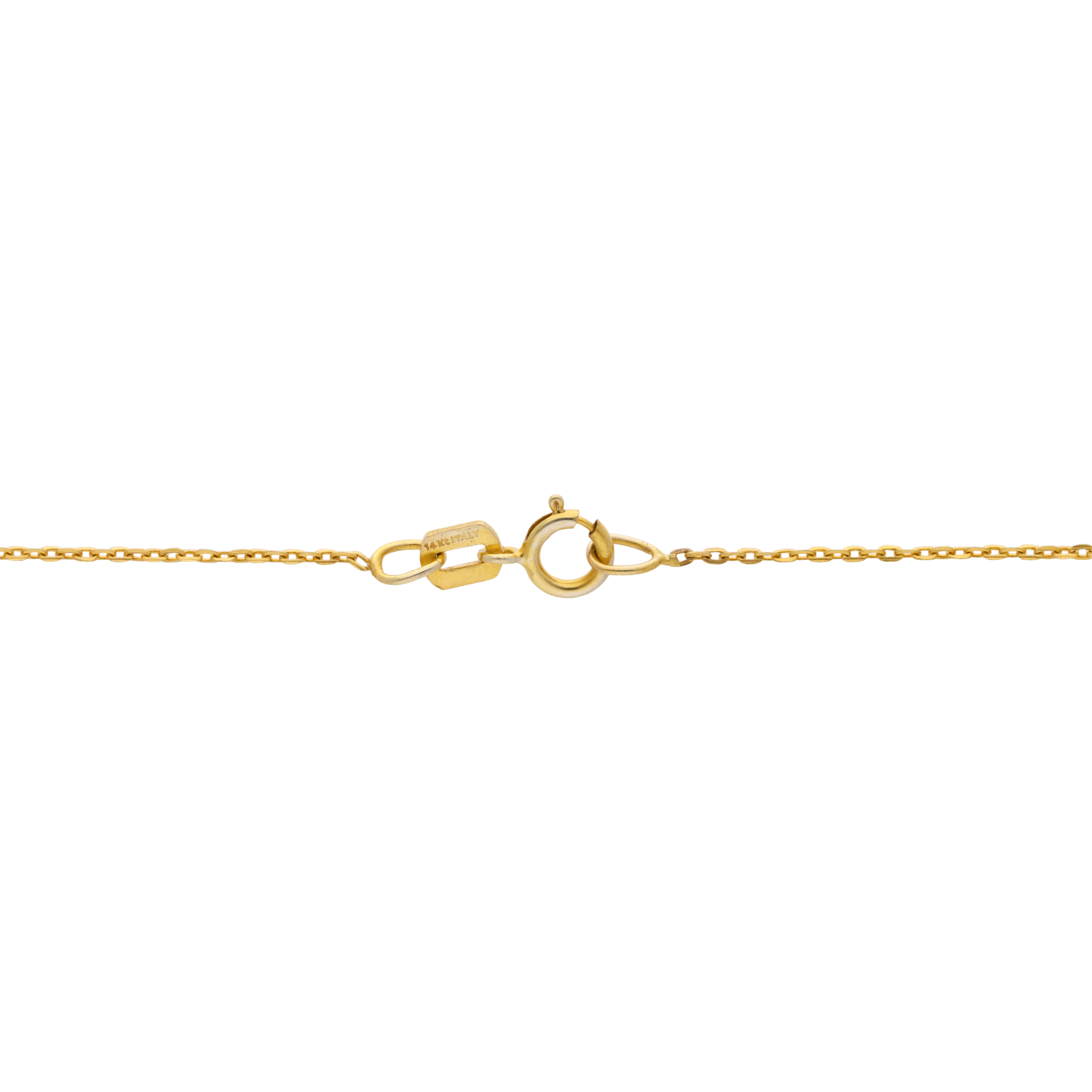 Collar 3 circonias 14K