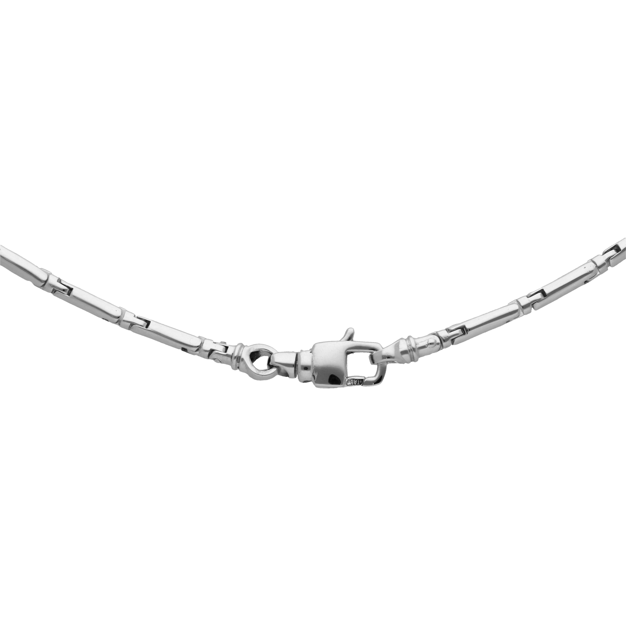 Cadena oro blanco 14K