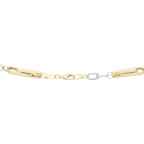 Cadena bicolor 14K
