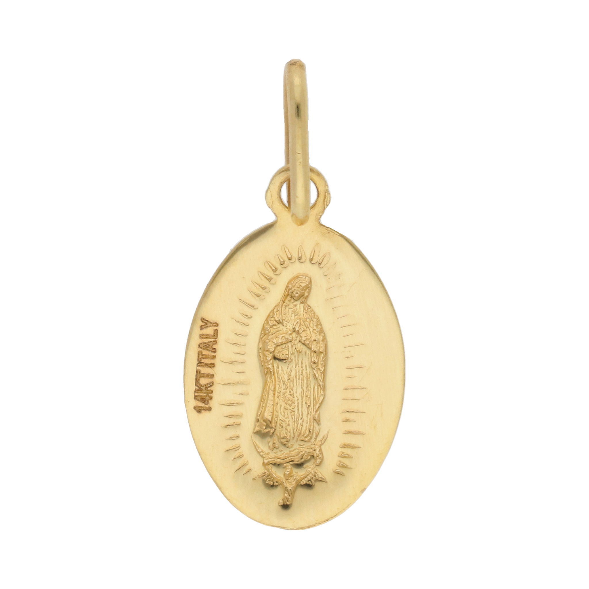 Medalla Virgen Guadalupe 14K
