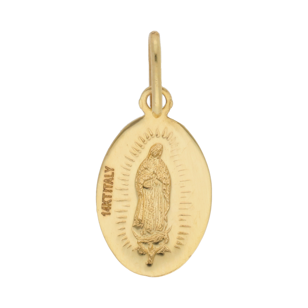 Medalla Virgen Guadalupe 14K