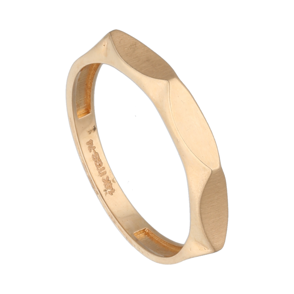 Anillo oro rosa 14K